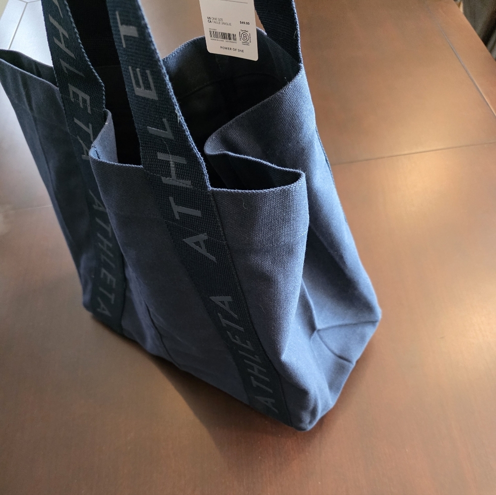 Athleta Logo Tote NWT - Picture 7 of 8